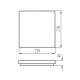 Вуличний світильник Kanlux 26980 Varso LED 18W-NW-L-SE