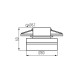 Точковий світильник Kanlux 29233 Govik GX5.3/GU10 1x10W IP20
