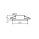 Точковий світильник Kanlux 33123 Flini GX5.3/GU10 1x10W IP44