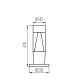 Вуличний світильник Kanlux 29175 Invo TR 47-O-GR