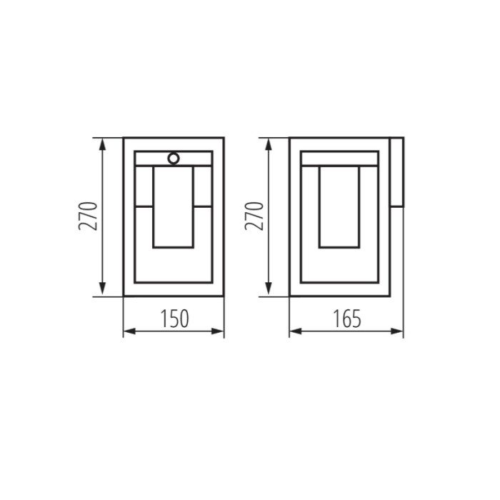 Вуличний світильник Kanlux 34982 Vimo E27 1x15W IP44
