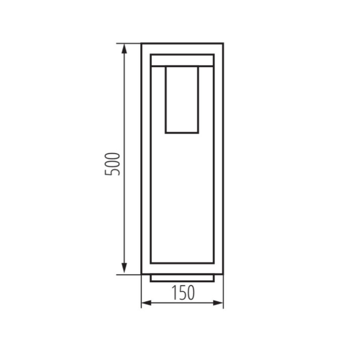 Вуличний світильник Kanlux 34985 Vimo E27 1x15W IP44