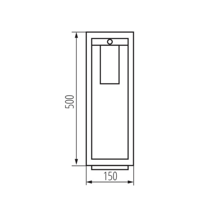 Вуличний світильник Kanlux 34986 Vimo E27 1x15W IP44