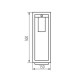 Вуличний світильник Kanlux 34986 Vimo E27 1x15W IP44