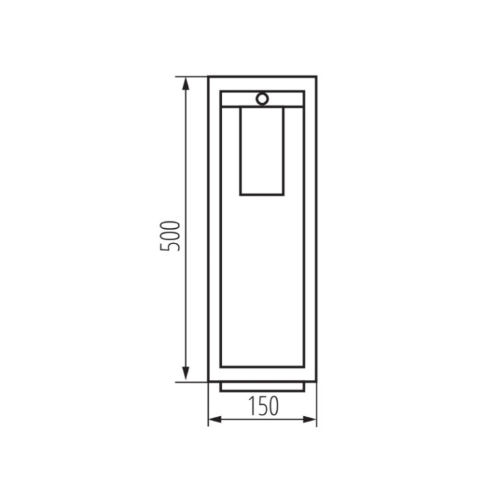 Вуличний світильник Kanlux 34987 Vimo E27 1x15W IP44