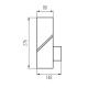 Вуличний світильник Kanlux 36547 Laven EL 28 E27 10W IP44 Gr
