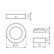 Стельовий світильник Kanlux 28948 Carsa V2LED 12W-NW-W