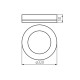 Стельовий світильник Kanlux 31491 Tura Led 1x24W 4000K 1800Lm IP65 Bk