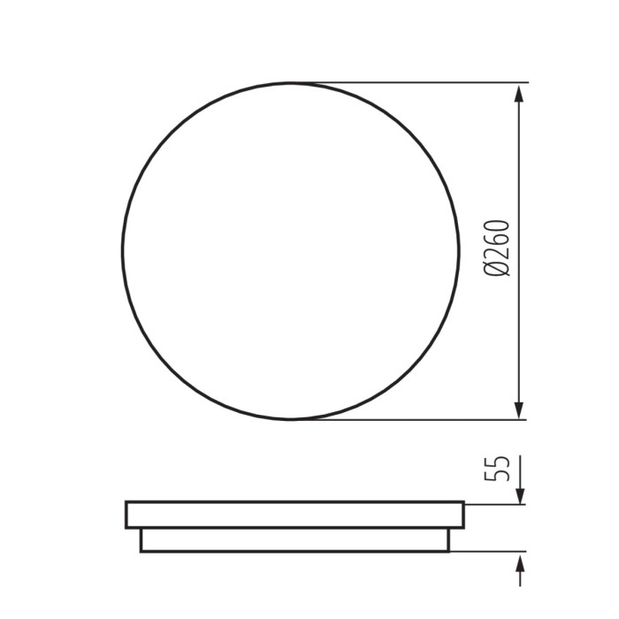 Стельовий світильник Kanlux 33340 Beno LED 1x24W 4000K 2060Lm IP54