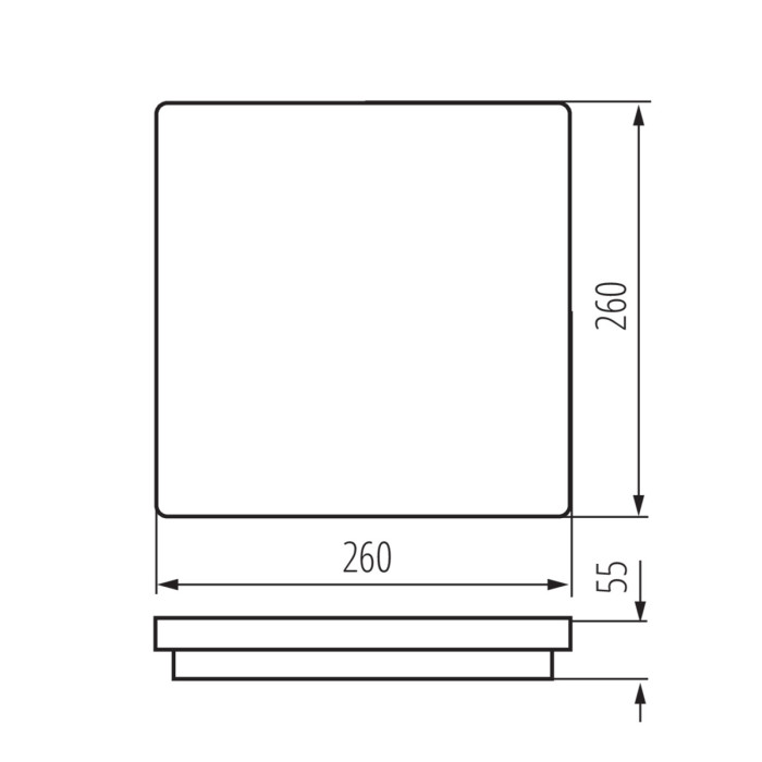 Стельовий світильник Kanlux 33346 Beno LED 1x24W 4000K 2060Lm IP54