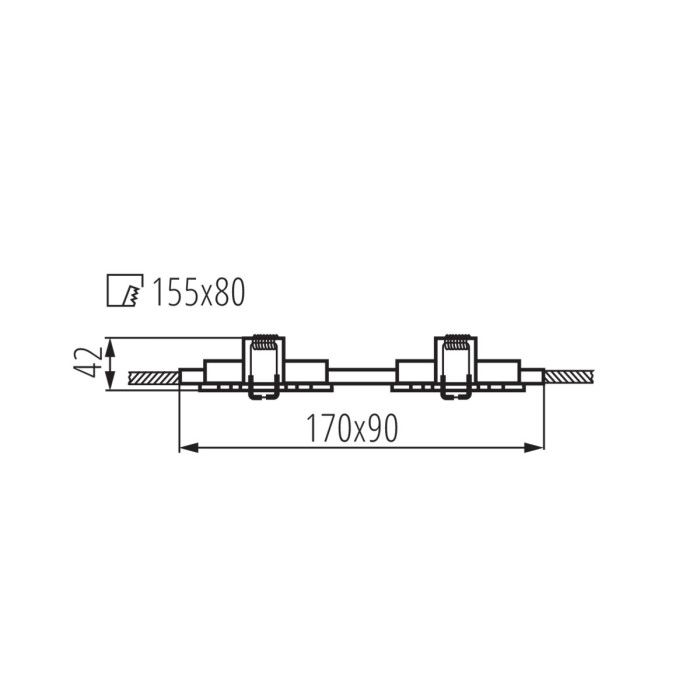 Точковий світильник Kanlux 19459 Seidy GX5.3 1x50W IP20