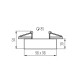 Точечный светильник Kanlux 28780 Mini Gord DLP-50-W