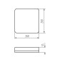 Стельовий світильник Kanlux 37304 Iper Led 1x26W 4000K 3120Lm IP65 Wh