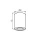 Точковий світильник Kanlux 25478 Bord GU10 1x10W IP20