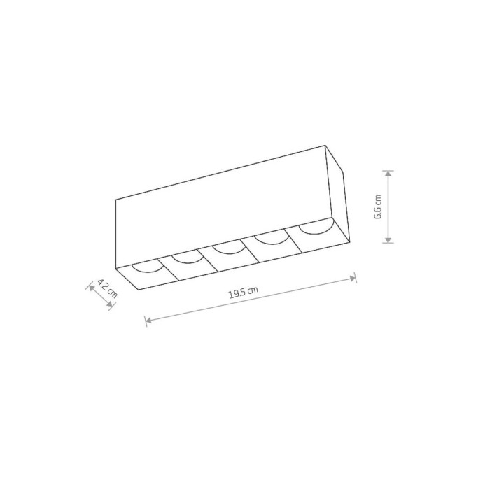 Точковий світильник Nowodvorski Midi Led 1x20w 4000K 1800Lm IP20 Wh (10052)