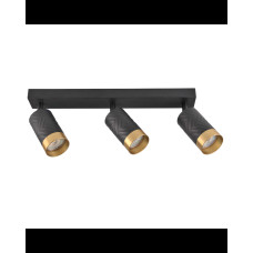 Спот Goldlux 323552 Arras GU10 3x10W IP20 BK (052086)