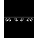 Спот Goldlux 324740 Turyn GU10 6x10W IP20 BK (059858)