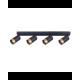 Спот Goldlux 323569 Arras GU10 4x10W IP20 BK (052087)