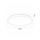 Світильник стельовий Goldlux 325747 Pirius Led 1x48W 3000K-6000K 5300Lm IP44 WH (072926)