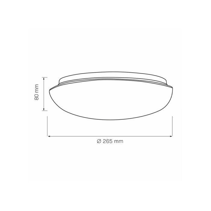 Світильник стельовий Goldlux 326850 Bonifacy E27 1x20W IP20 Wh (094342)