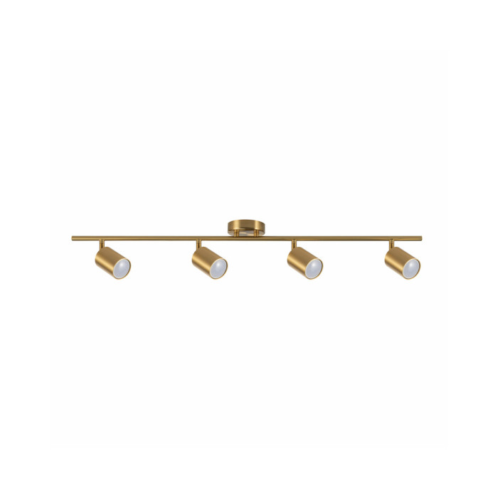 Світильник поворотний, спот Goldlux 327284 Goldi GU10 4x10W IP20 Золотий (094744)