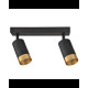 Спот Goldlux 323545 Arras GU10 2x10W IP20 BK (052085)