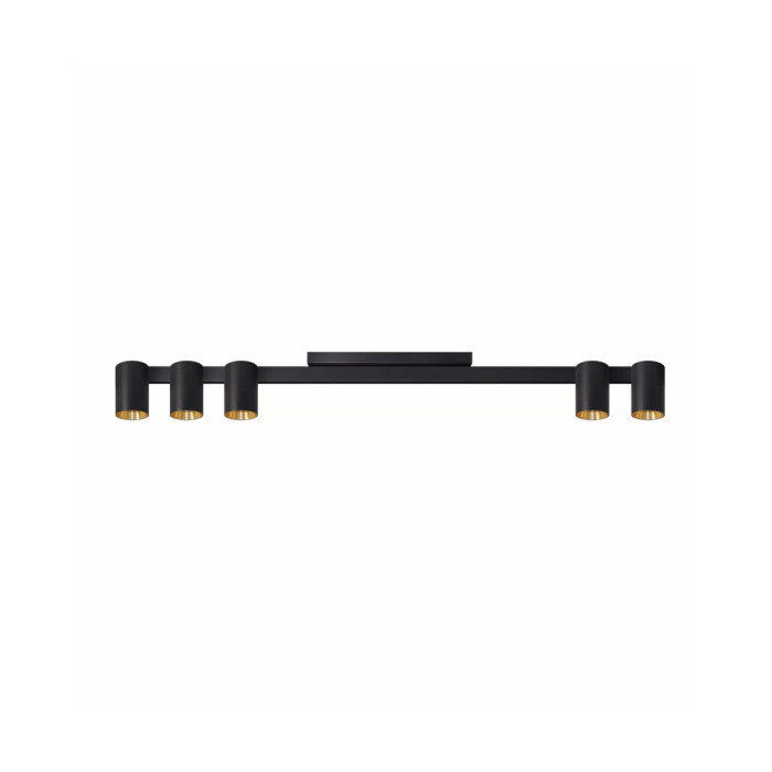 Світильник стельовий Goldlux 326188 Maribel GU10 5x10W IP20 Bk (094422)