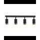 Спот Goldlux 323569 Arras GU10 4x10W IP20 BK (052087)