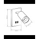Бра Goldlux 324368 Paris GU10+Led 2x10+6W IP20 BK (059847)