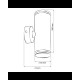 Бра Goldlux 324382 Paris GU10 2x10W IP20 BK (059845)
