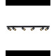 Спот Goldlux 323576 Arras GU10 6x10W IP20 BK (052088)