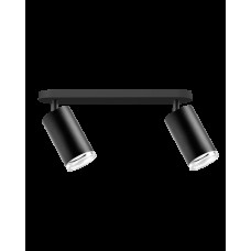 Спот Goldlux 324719 Turyn GU10 2x10W IP20 BK (059856)