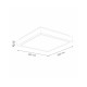 Світильник стельовий Goldlux 326874 Kazimierz E27 2x20W IP20 Silver (094351)