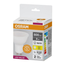 Лампа Osram 4058075689909 LED GU10 8W/830 3000K 800Lm PAR16 75 230V (004879)