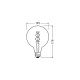 Лампочка Osram 4058075092136 Vintage 1906 E27 5W 2000K 250Lm IP20 (066552)