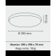 Стельовий світильник Goldlux 314925 Kern Led 1x24W 4000K 2500Lm IP20 BK (014406)