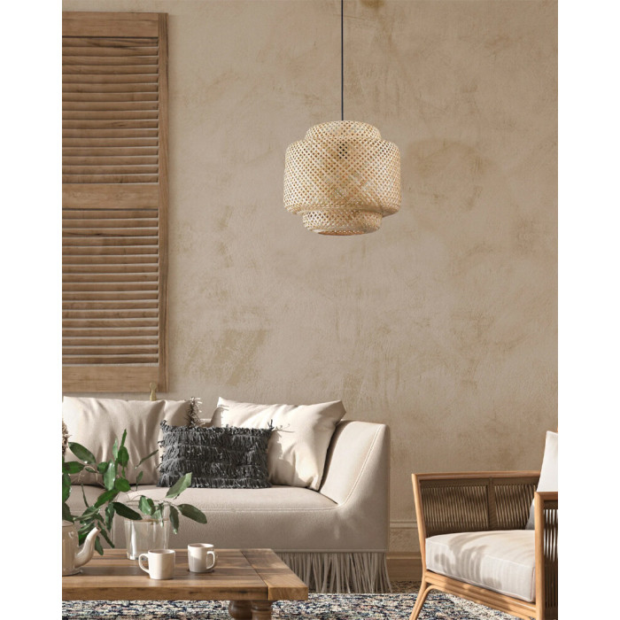 Підвісний світильник, люстра Goldlux 328410 Berta E27 1x20W IP20 Бежевий (094646)
