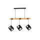 Підвісний світильник Goldlux 314581 Sweden Wood E27 3x20W IP20 Bl (047163)