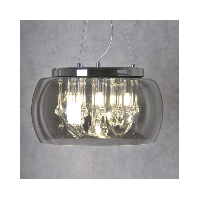 Підвісний світильник, люстра Goldlux 310613 Romeo G9 6x8W IP20 Хром (014351)