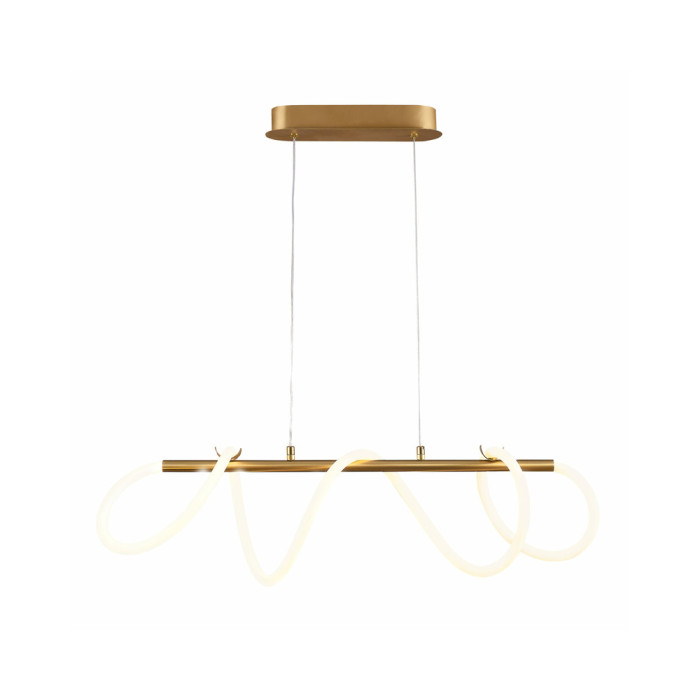 Люстра з світлодіодним шнуром Goldlux 327987 Emma Led 1x38W 4000K 4450Lm IP20 Золотий (095374)