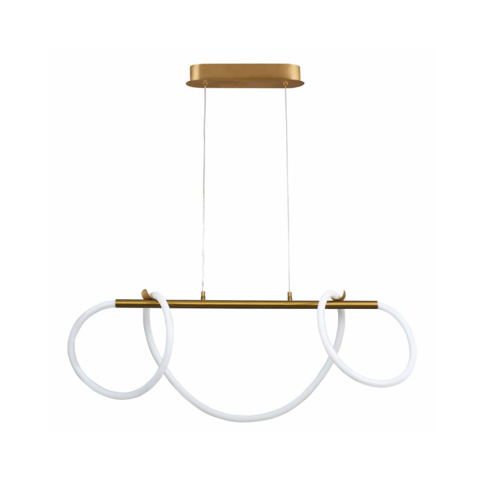 Люстра з світлодіодним шнуром Goldlux 327987 Emma Led 1x38W 4000K 4450Lm IP20 Золотий (095374)