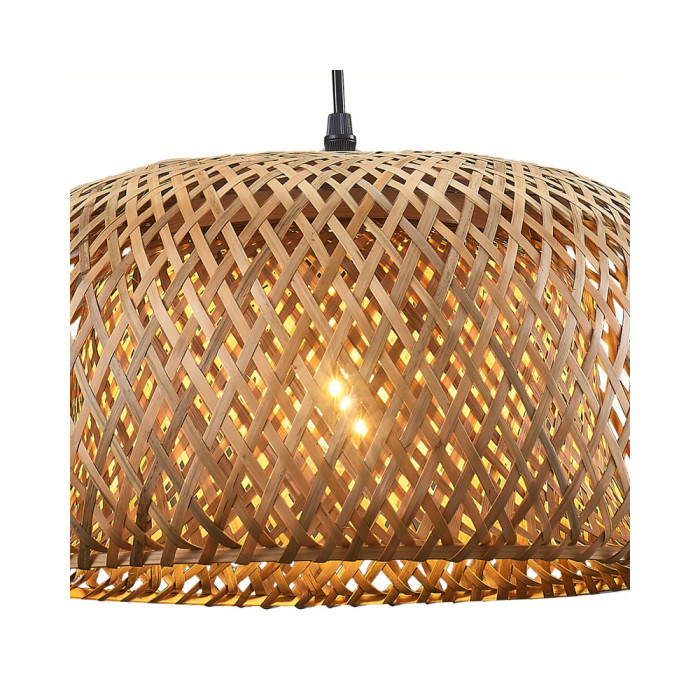 Люстра в стилі бохо, підвісний світильник Goldlux 329110 Korfu E27 1x20W IP20 Бежевий (095431)