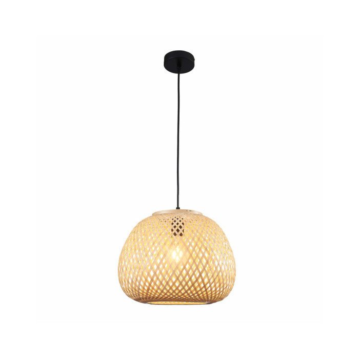 Люстра в стилі бохо, підвісний світильник Goldlux 329196 Zanzibar E27 2x20W IP20 Бежевий (095420)