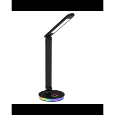 Настільна лампа Goldlux 325044 Neptun Led 1x7W 4000K+RGB 450Lm IP20 BK (059877)