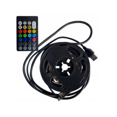 Світлодіодна стрічка Goldlux 321336 Led RGB 2x8W 3000K 55Lm IP20 BK (059951)