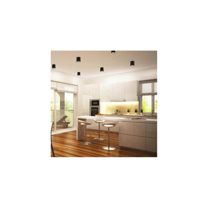 Точковий світильник Goldlux 311702 Jupiter E27 1x20W IP20 BK (009974)