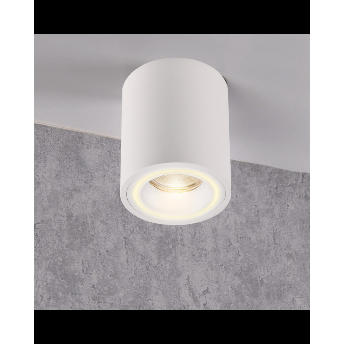 Точковий світильник Goldlux 323644 Falco GU10 1x10W IP20 WH (051586)
