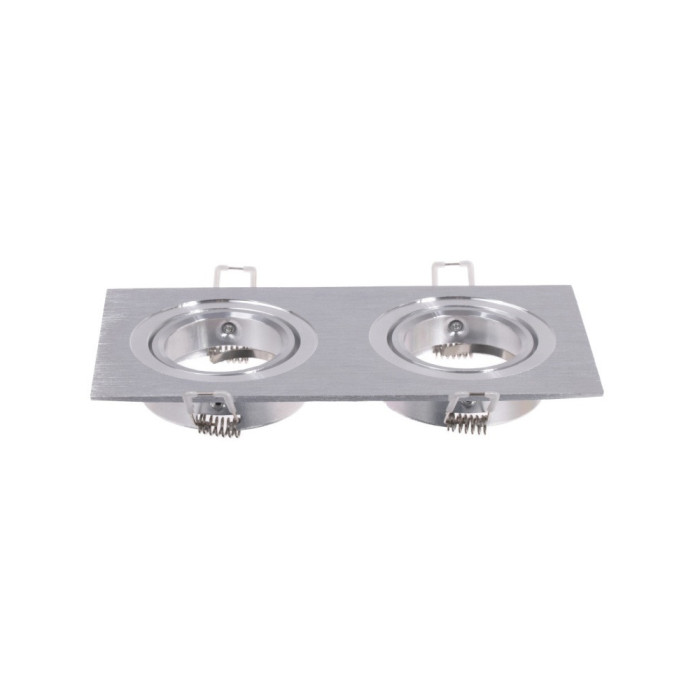 Точковий світильник Goldlux 302151 South GU10 2x8W IP20 Chrome (047525)