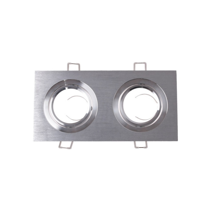 Точковий світильник Goldlux 302151 South GU10 2x8W IP20 Chrome (047525)