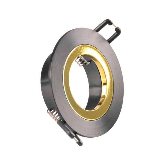 Точковий світильник Goldlux 323323 Febe GU10 1x8W IP20 BK (059960)